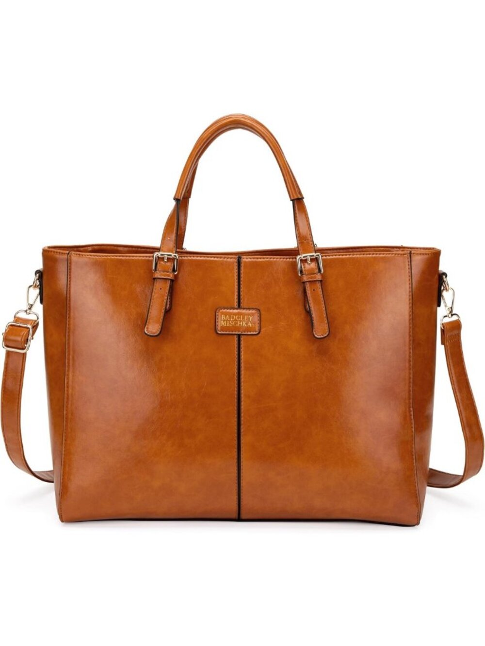 Stylish Vegan Leather Weekender Duffel Bag - Perfect for Travel & Gym Use